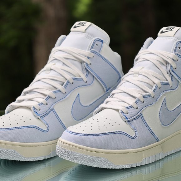 Nike Dunk High 1985 Blue Denim Men’s Size 10.5 - Picture 13 of 15